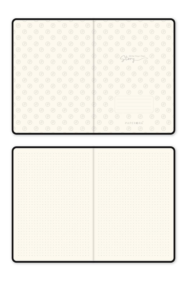 A5 Bullet Journal Noktalı Defter 140 gr. 80 Yaprak Deep Charcoal - 8
