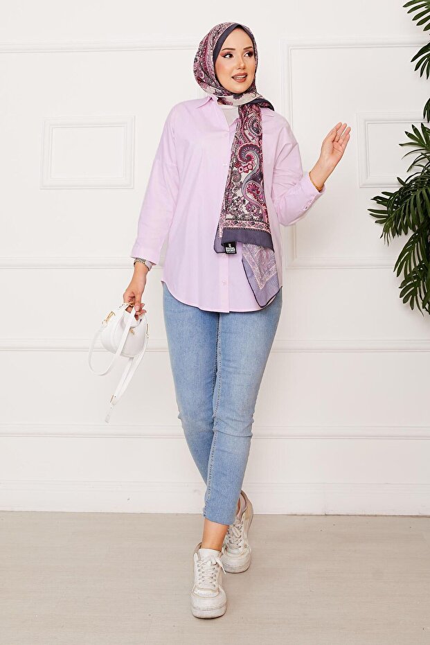 Buttoned Sports Shirt Pink