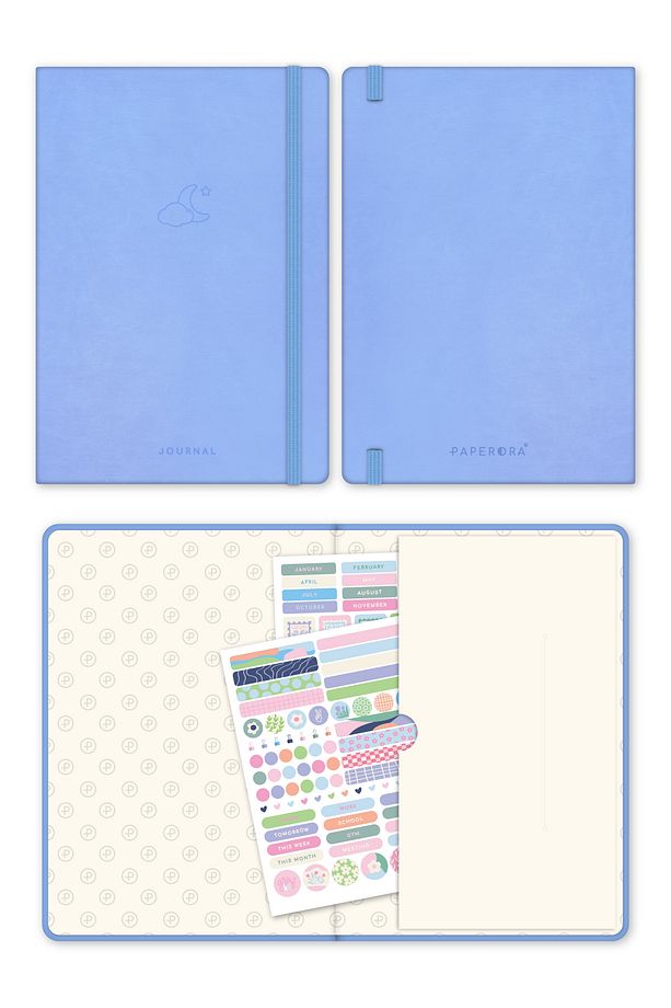 A5 Bullet Journal Noktalı Defter 140 gr. 80 Yaprak Skylight - 7