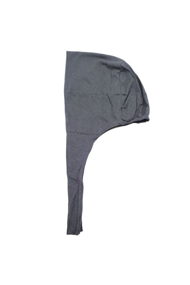 Women's Smoked Color Seamless Lace-Up Combed Cotton Hijab Bonnet