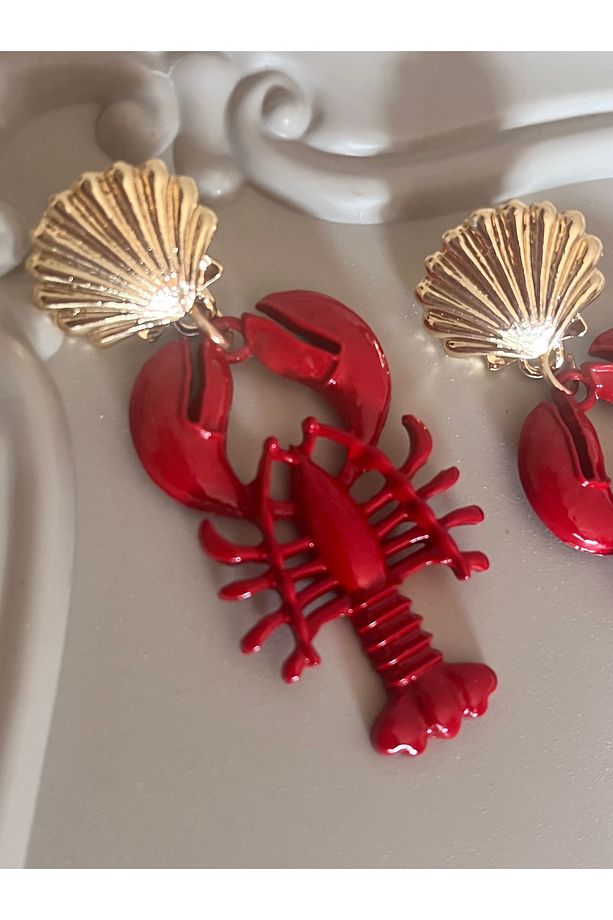 Marka model yengeç küpe - 3