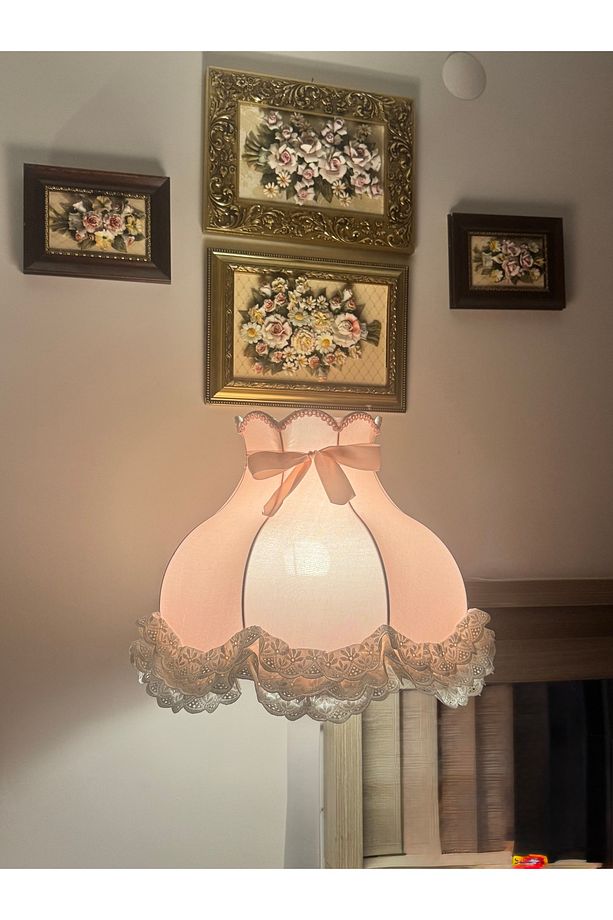 LULUAVİZEM PATENTLİ Bebek Çocuk Genç Yatak Odası Elde Yıkanabilir Başlıklı Lambader Lamba - 1