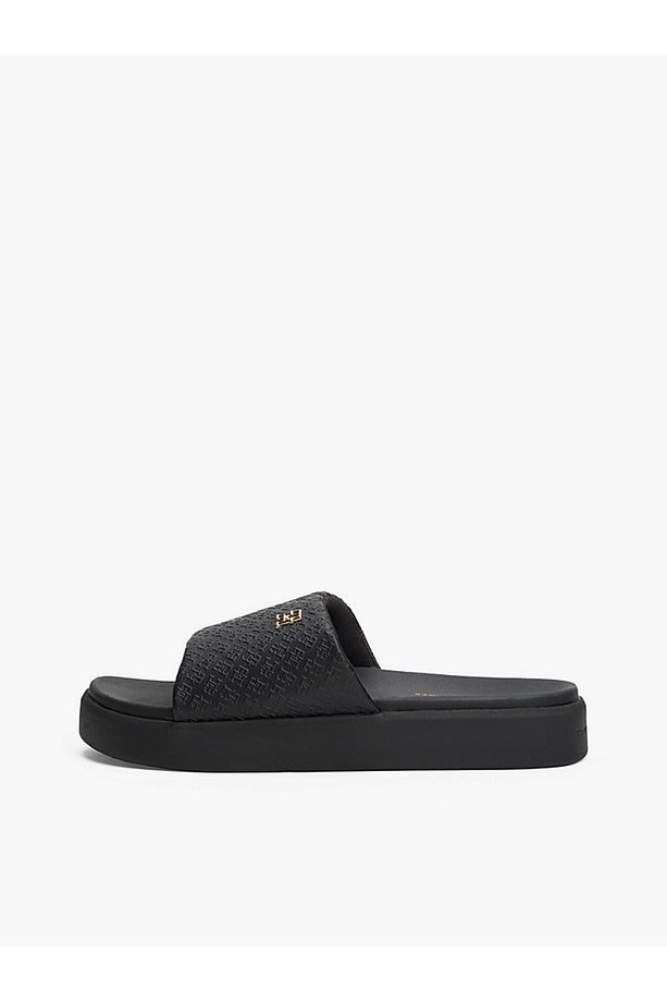 Embossed TH Monogram Platform Pool Slides - 8