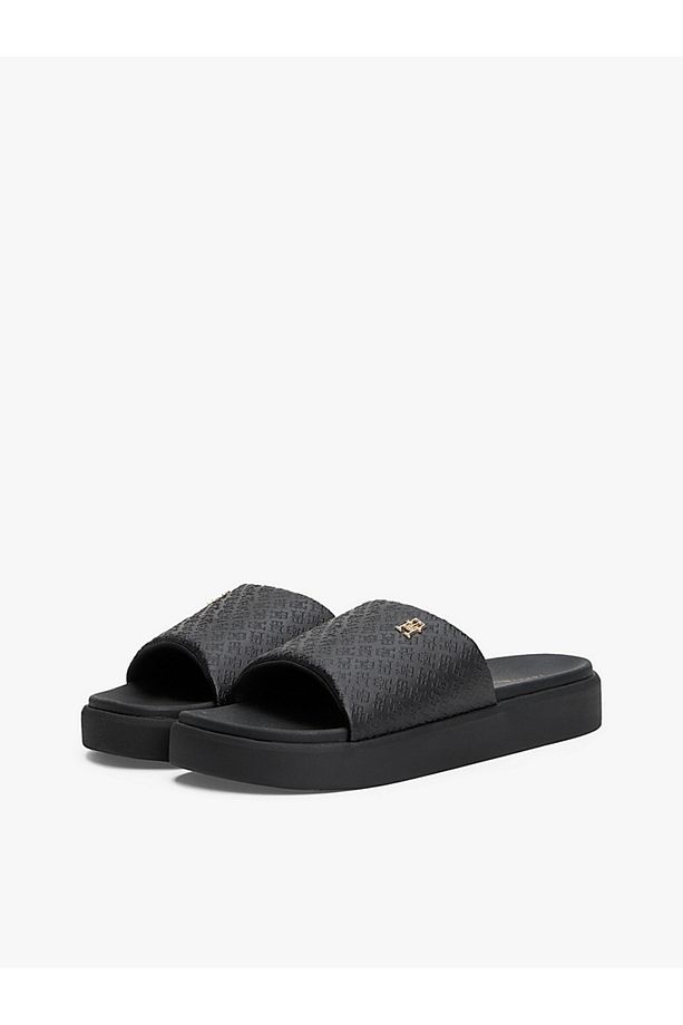Embossed TH Monogram Platform Pool Slides - 3