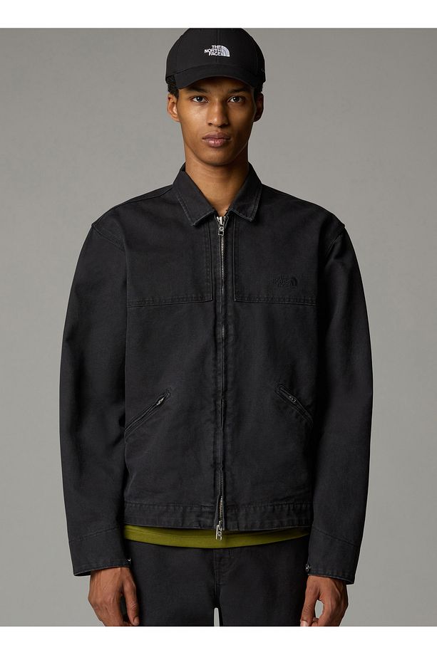 NF0A8B72JK31-M CEDAR CANVAS WORK JA Siyah Regular Fit Düz Erkek Ceket - 2