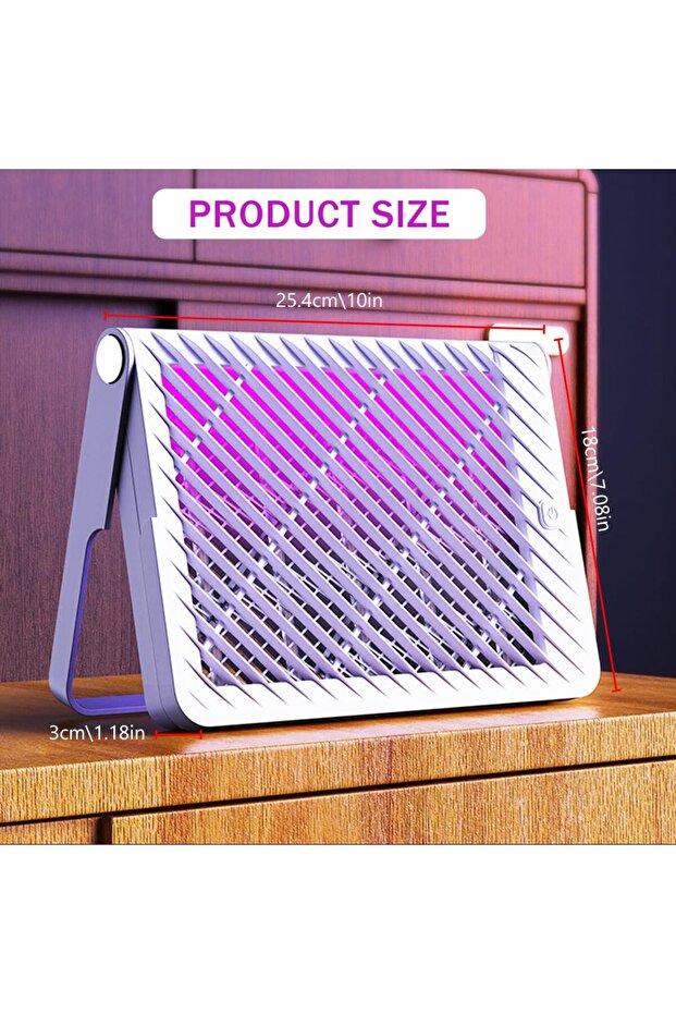 Electric Mosquito Trapping Lamp, with 365NM UV LED,Body Temperature Simulation,for Home & Garden - 5