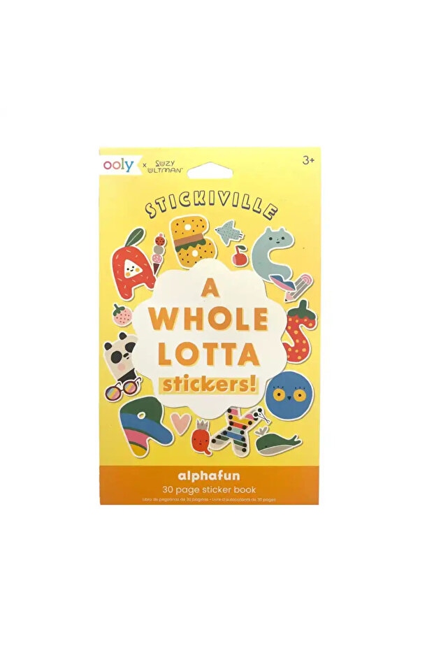 Stickiville Sticker Book - a Whole Lotta Stickers! Alpha Fun 120-216