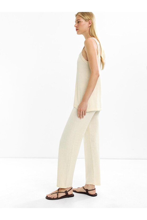 %100 Pamuk Askılı Örme Üst - 2