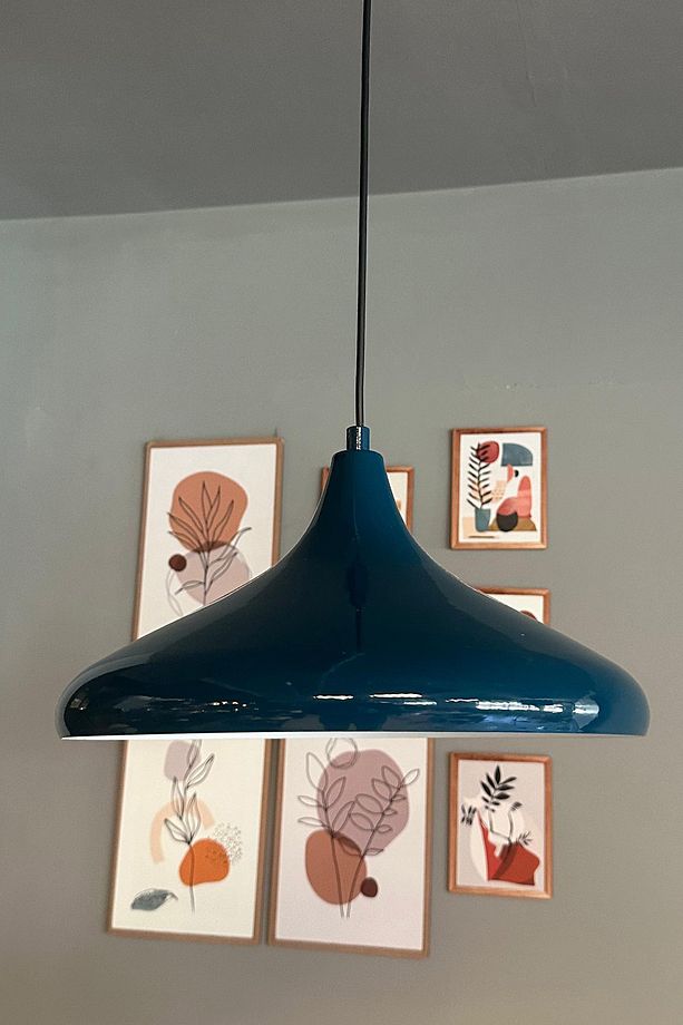 Champion Gece Mavisi Tekli Avize Sarkıt Salon Mutfak Cafe Butik Lamba Aydınlatma Avizeler - 1