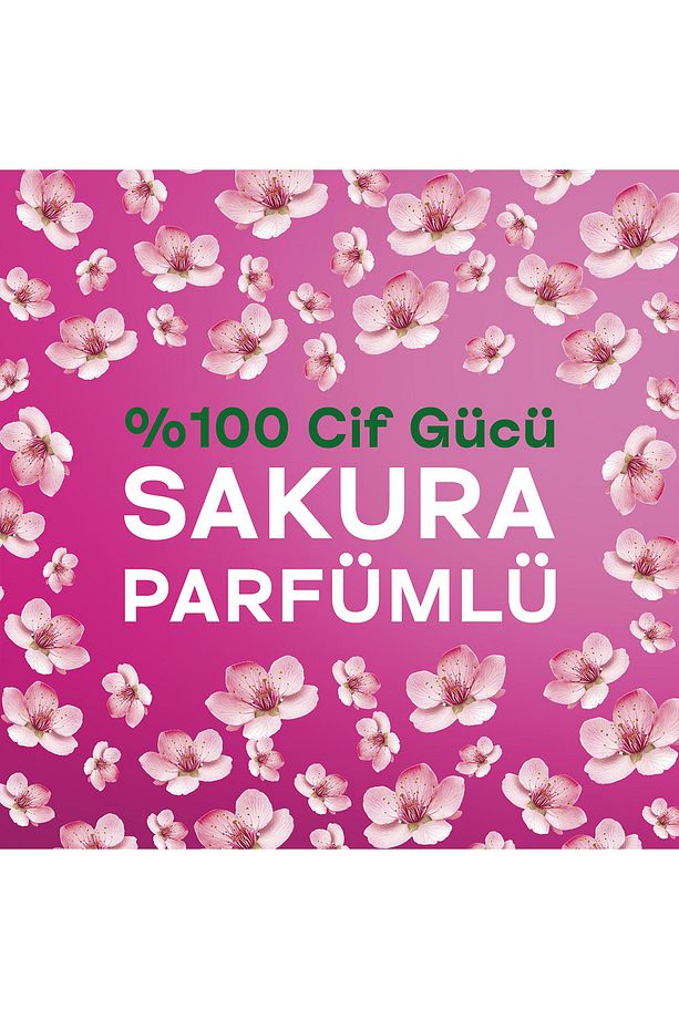 Ultra Sprey Sakura Parfümlü 1025 ml x1 + Cif Krem Sakura Parfümlü 750 ml x1 + Cif GPC Sakura x1 - 6