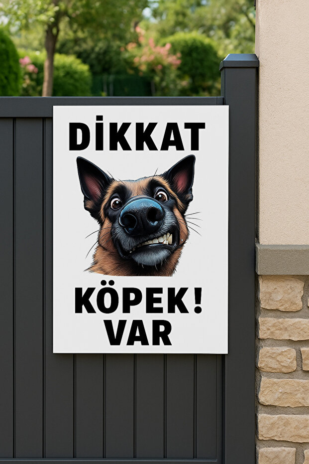 Attention There Is a Dog 3 - Warning Sign 24X34 cm Polycarbonate