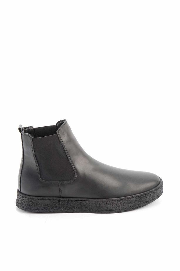 Siyah Leather Erkek Bot & Bootie E02120100403 - 1