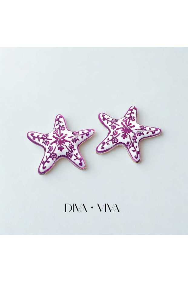 Coral Star Women's Earrings