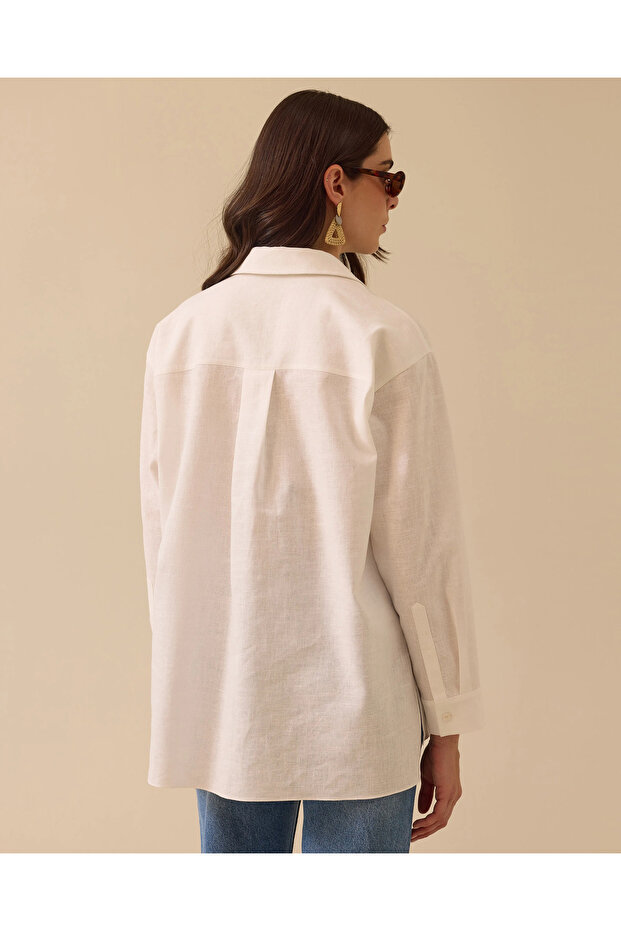 Brode Nakışlı Gömlek - 2