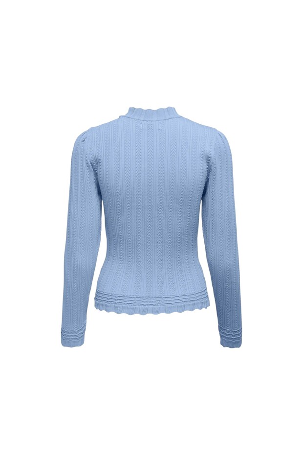 Kadın Dik Yaka Triko - 3