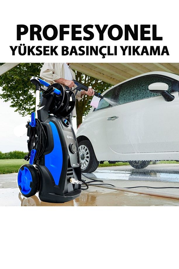 Rapco 225 Bar İndiksiyon Motor 3200 Watt Profesyonel Yüksek Basınçlı Yıkama Makinesi - 2