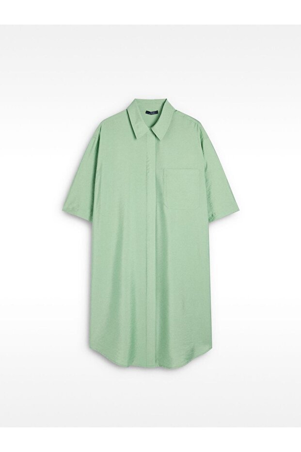 Cepli Gömlek Elbise - 6