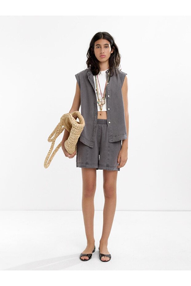 %100 Liyosel Şort - 1