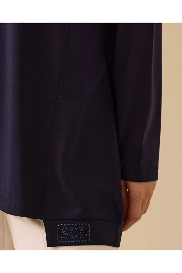 Yuvarlak Yaka Basic Tunik - 4