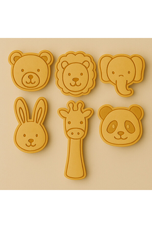 Cute Animals Dough Sculpting Set/Cookies, Ceramic, Polymer Clay, Play Dough