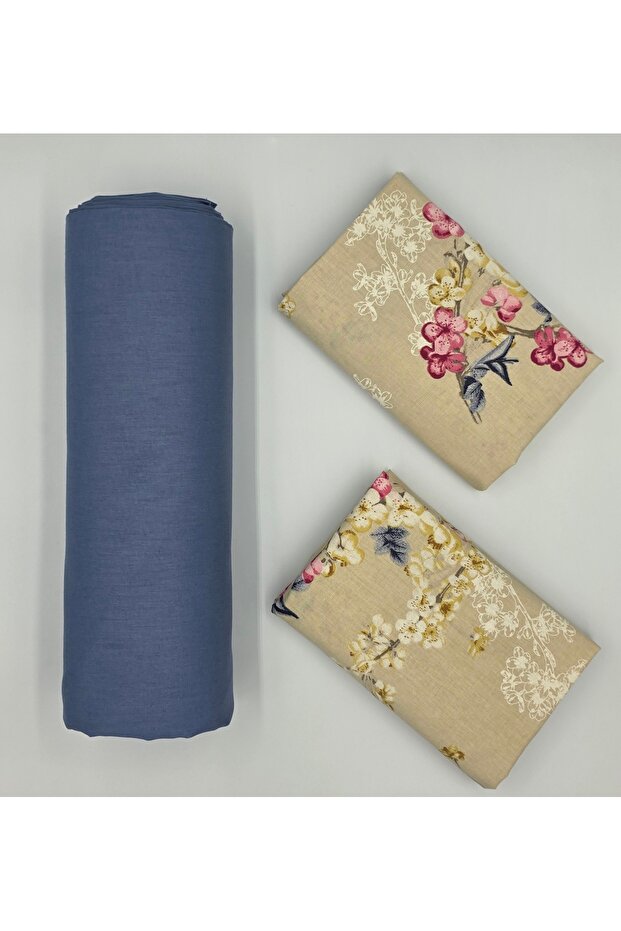100% Organic Cotton Soft Fabric Elastic Bed Sheet+Pillowcase Corner Depth 28-30 cm**NEW SEASON**