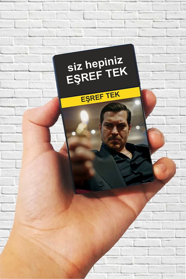 Tabaka - Siz Hepiniz Eşref Tek Kaplamalı Standart Sigara Kutusu - 1