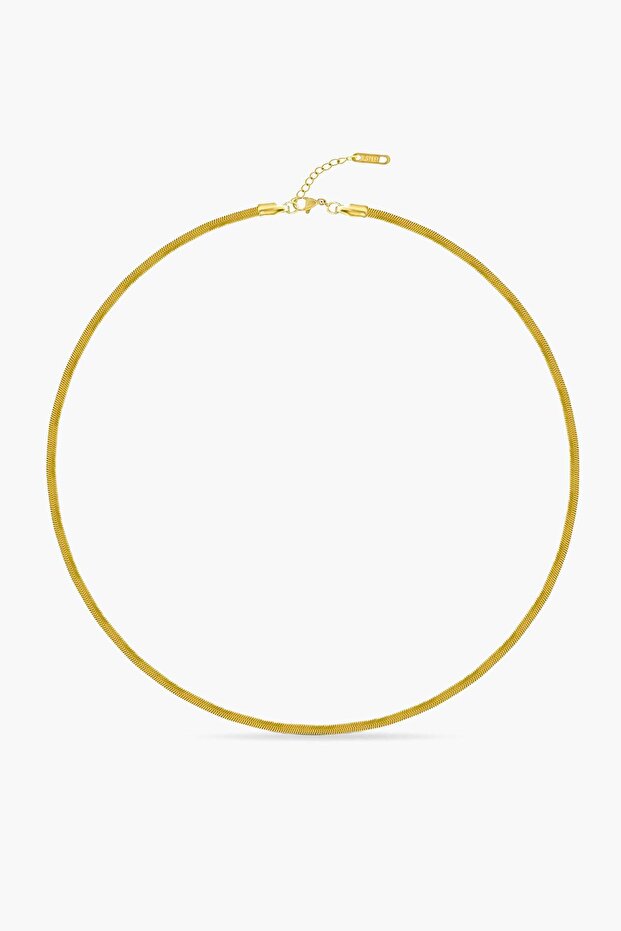 Slim Flat Chain Kolye - 1