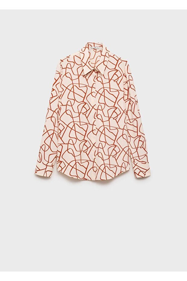 Soyut desenli gömlek - 3