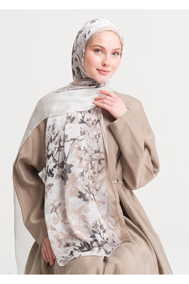 2377 Şifon İpek Şal V2 - 3