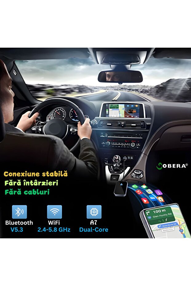 Wireless AndroidAuto Module, Cars with factory Android Auto via cable, Minimum Android 11+ - 3