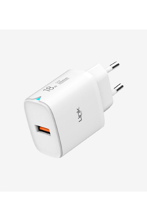 Link-tech 18 W Beyaz Şarj Adaptörü Ve 2.4 A Usb-a Type-c Micro Hızlı Şarj Seti - 3