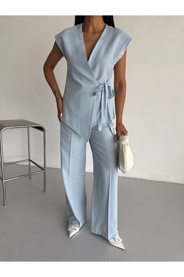 بدلة سترة من الكتان - 6