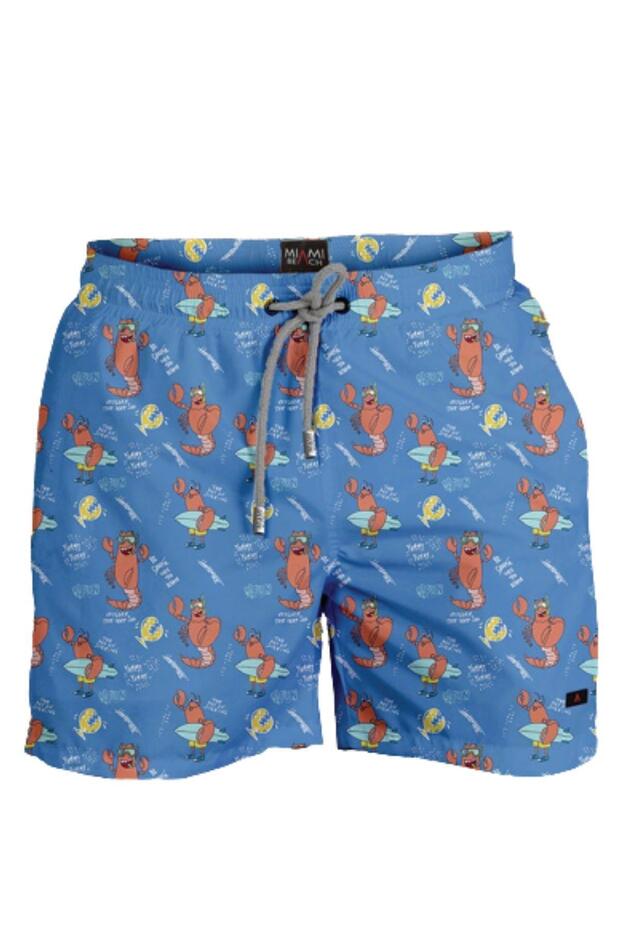 4-16 Years Water Repellent Digital Printed Children's Swim Shorts Swimsuit // 1025