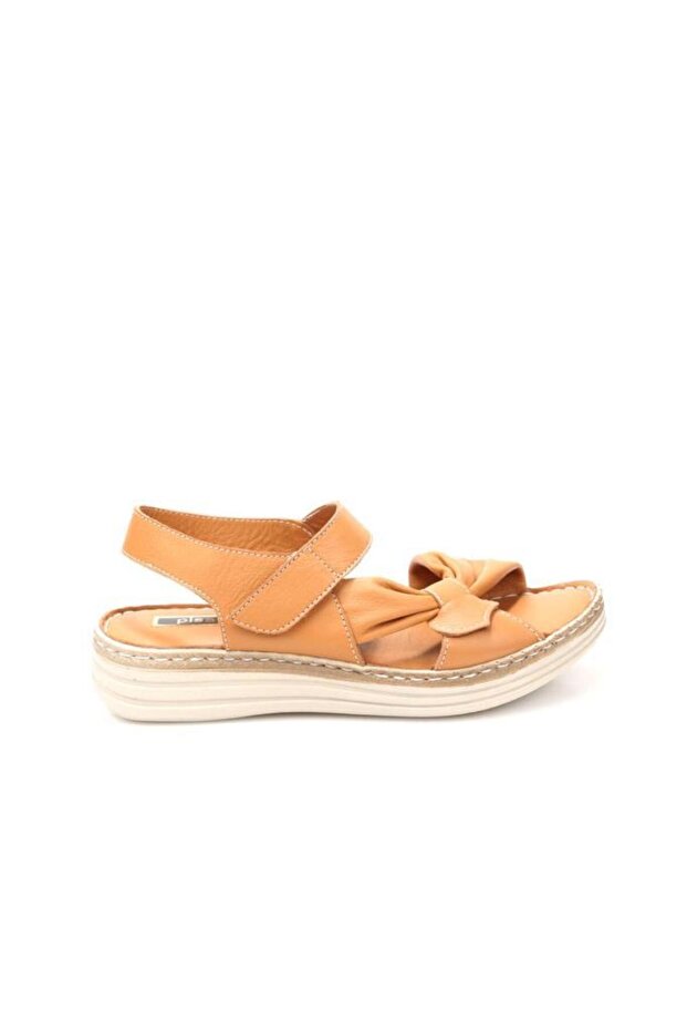 Pisagor Ps-32720 Women's Orthopedic Leather Sandals