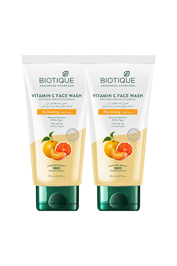 Vitamin C Face Wash Value Pack – 2 X 150ml | Brightening & Detox Formula