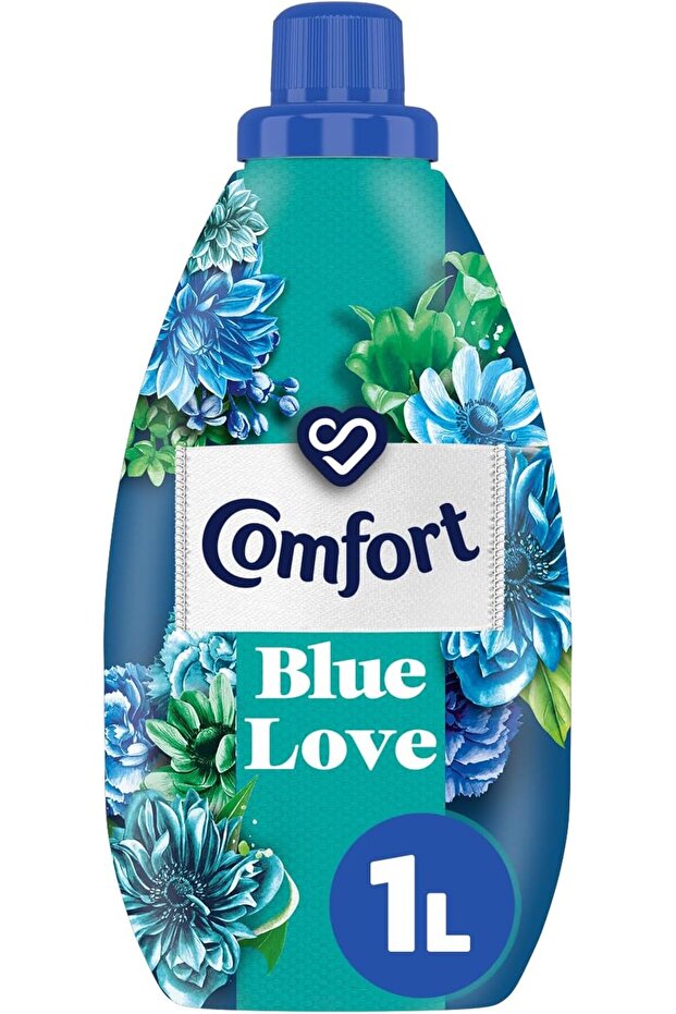 Concentrated Fabric Softener, Blue Love, for up to 9X fragrance, 1L