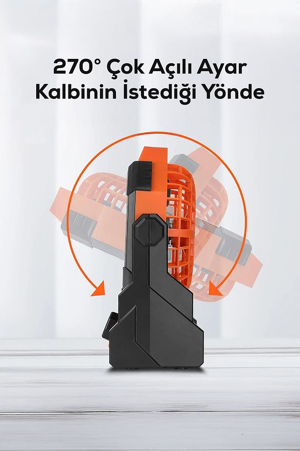 Sekizgen Şekilli Şarjlı Mini Kamp Vantilatörü - 7