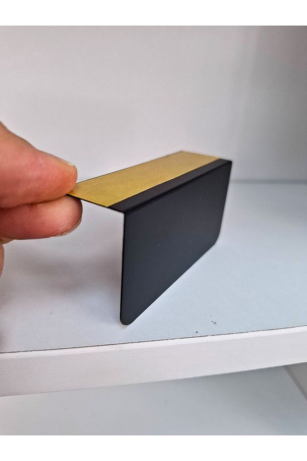 10 Adet PVC Karatahta Siyah Ürün Etiket 8x4 cm Yapışkanlı Raf Fiyat Etiketi Dik Yapışan isimlik - 3