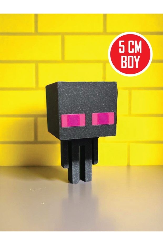 Minecraft Mini Enderman - Minecraft Sevimli Enderman Figürü - 5 CM