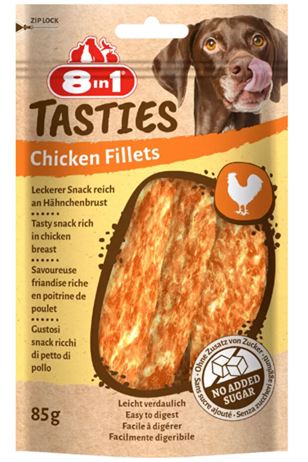 8in1 Tasty Chicken Fillets 85g 32 XH