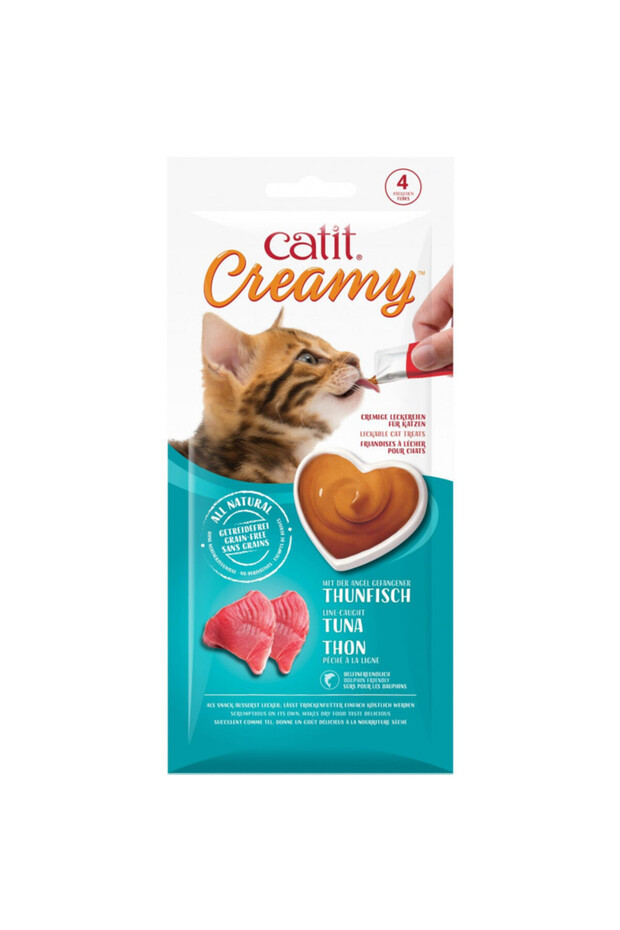 CatIt Creamy Lickable Treats - Tuna 4/10g