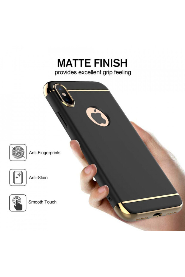 Apple iPhone X Case, 3in1 Black - 2