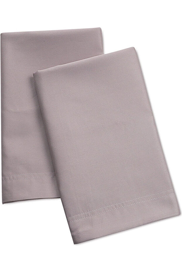 :طقم ملاءات سرير فاخرة سادة من 3 قطع، 500 خيط، 100 قطن غني - 5