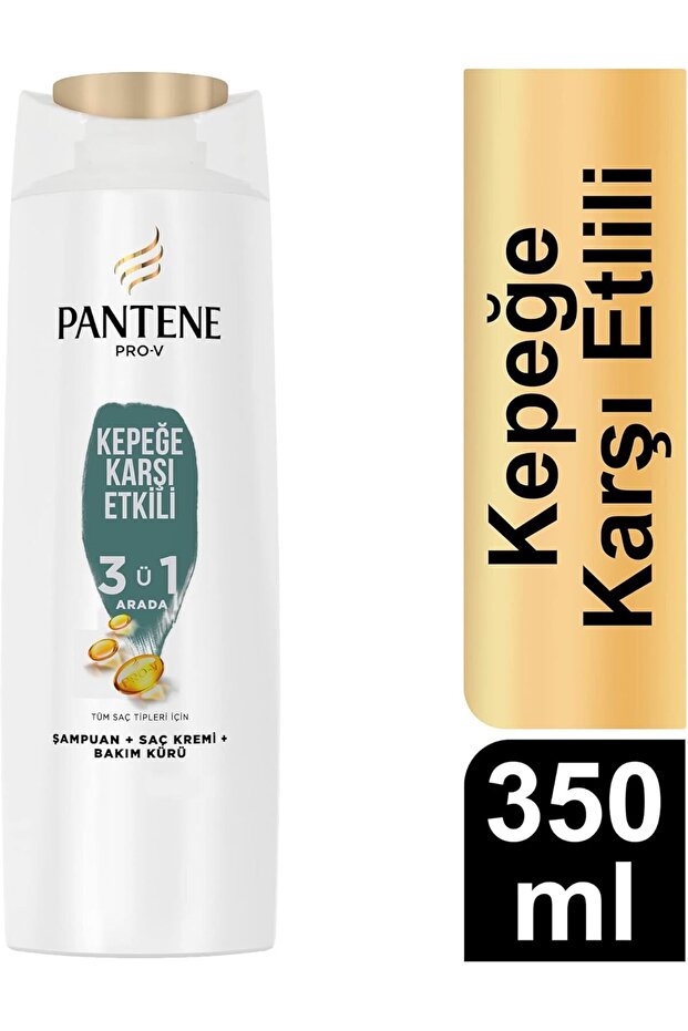 Kepeğe Karşı Etkili 3'ü 1 Arada Şampuan 350 ml - 2