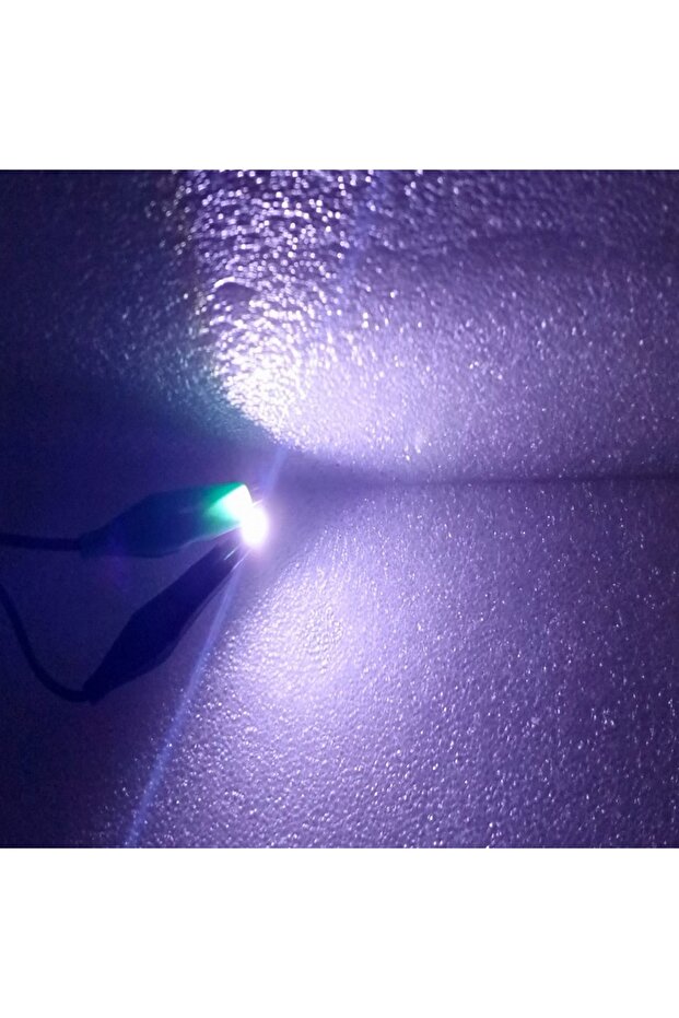 ( 5 X ADET ) 1 SET DUYLU DİPSİZ AMPUL T5 B8.5D MODEL LED 1.2W BEYAZ (T5 B8.5D WHITE) - 5