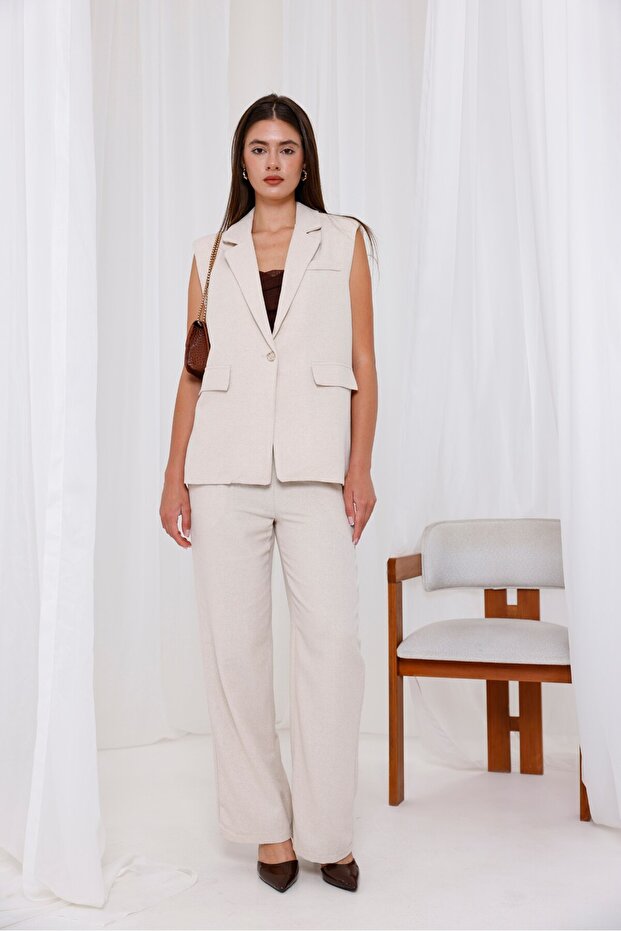 100% Lan Letnji Prsluk Set - 1