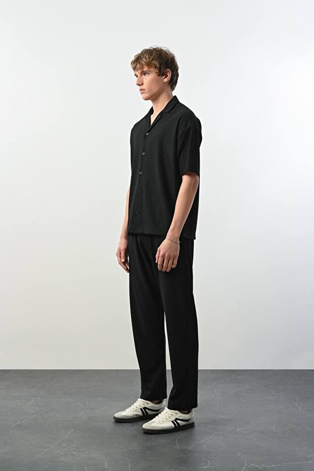 Fitilli Baggy Erkek Jogger Pantolon - 3