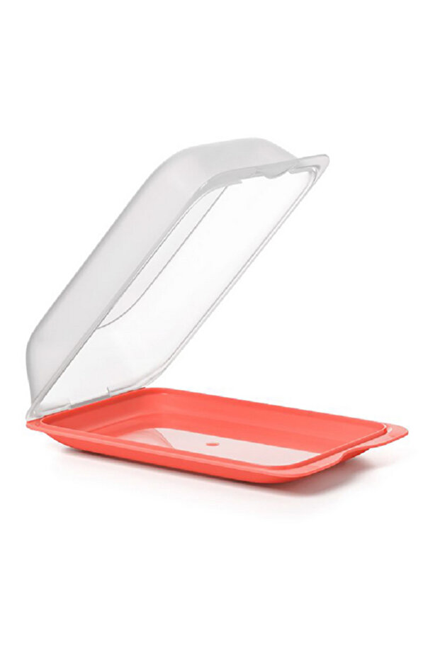 Stackable Rectangular Plastic Maxi Food Container Set Assorted Color - 1