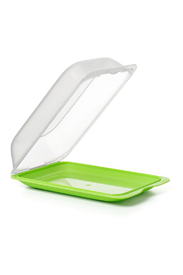 Stackable Rectangular Plastic Maxi Food Container Set Assorted Color - 1