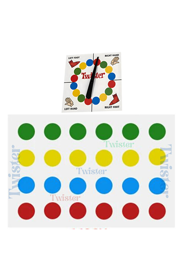 Twister Game Set, Original Version Game - 1